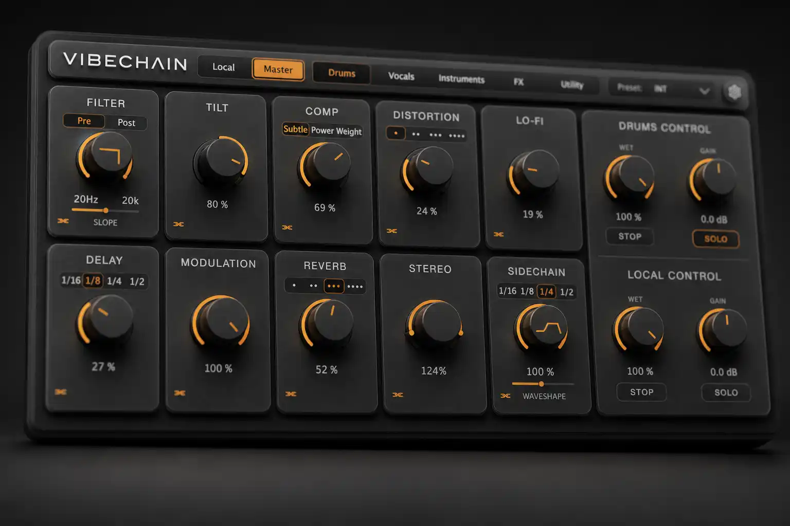 VIBECHAIN default orange color